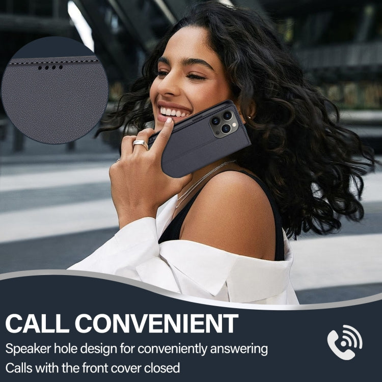 For iPhone 11 Pro Max LC.IMEEKE L1 Series Frosted Fine Texture PU Phone Case(Black) - iPhone 11 Pro Max Cases by LC.IMEEKE | Online Shopping UK | buy2fix