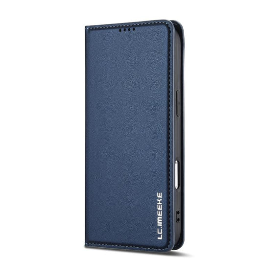 For iPhone Air LC.IMEEKE L1 Series Frosted Fine Texture PU Phone Case(Blue) - iPhone Air Cases by LC.IMEEKE | Online Shopping UK | buy2fix