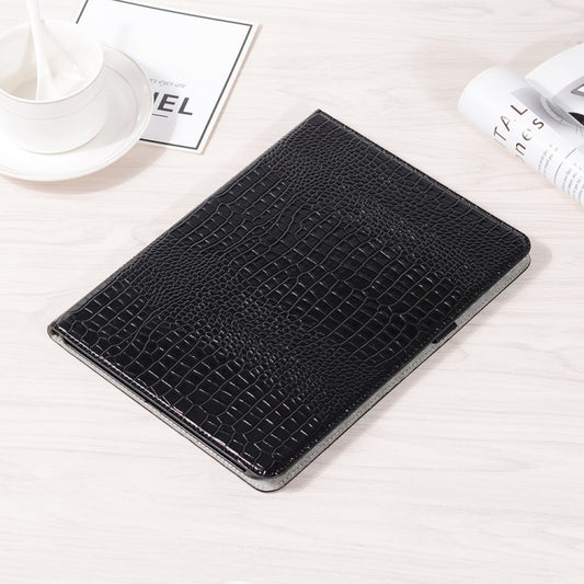 For iPad Pro 13 2024 Crocodile Texture Leather Tablet Case(Black) - iPad Pro 13 2024 Cases by buy2fix | Online Shopping UK | buy2fix