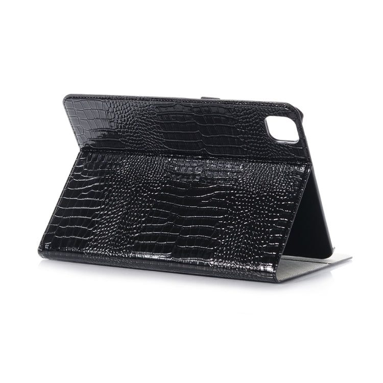 For iPad Pro 11 2025 / 2024 Crocodile Texture Leather Tablet Case(Black) by buy2fix