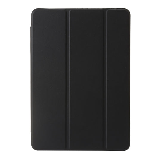 For Huawei Matepad SE 11 2024 Clear Acrylic 3-Fold Leather Tablet Case(Black) by buy2fix