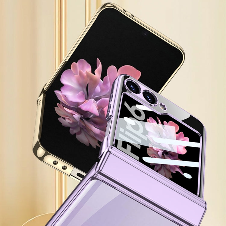 For Samsung Galaxy Z Flip6 / Flip7 FE GKK Integrated Magnetic Fold Hinge Shockproof Phone Case(Black) - Galaxy Z Flip6 5G Cases by GKK | Online Shopping UK | buy2fix