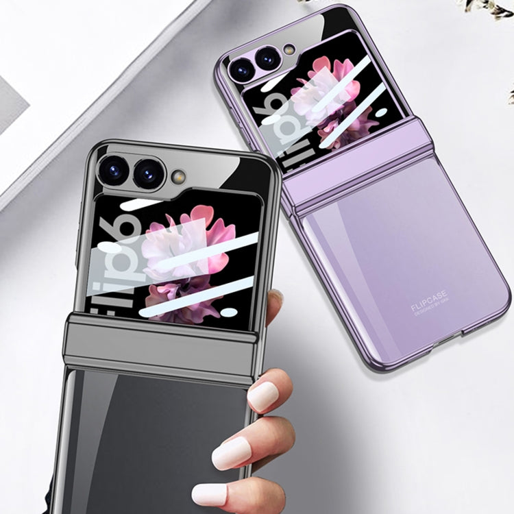 For Samsung Galaxy Z Flip6 / Flip7 FE GKK Integrated Magnetic Fold Hinge Shockproof Phone Case(Black) - Galaxy Z Flip6 5G Cases by GKK | Online Shopping UK | buy2fix