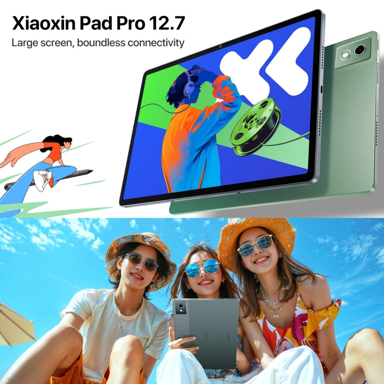 Lenovo Xiaoxin Pad Pro 12.7 inch 2025 WiFi Tablet, 12GB+256GB, ZUI 16, MediaTek Dimensity 8300 Octa Core, Support Fingerprint & Face Identification(Dark Grey) - Lenovo by Lenovo | Online Shopping UK | buy2fix