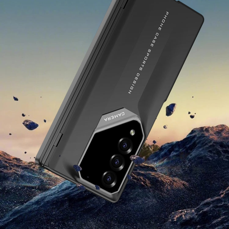 For Samsung Galaxy Z Fold4 GKK Integrated Folding Supercar Phone Case(Grey) by GKK