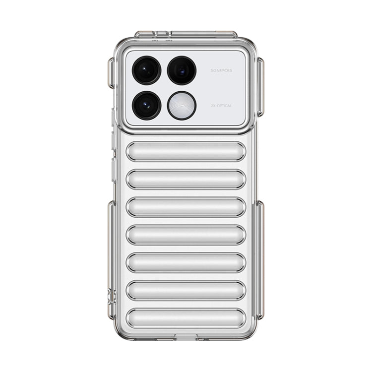 For Redmi K70 Capsule Series Candy Color TPU Phone Case(Transparent) - Xiaomi Cases by buy2fix | Online Shopping UK | buy2fix