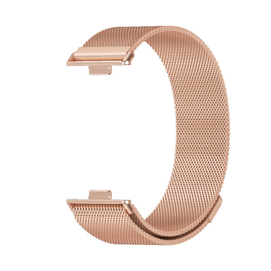 For Huawei Watch Fit3 MIJOBS Milan Magnetic Stainless Steel Watch Band(Rose Gold) by MIJOBS