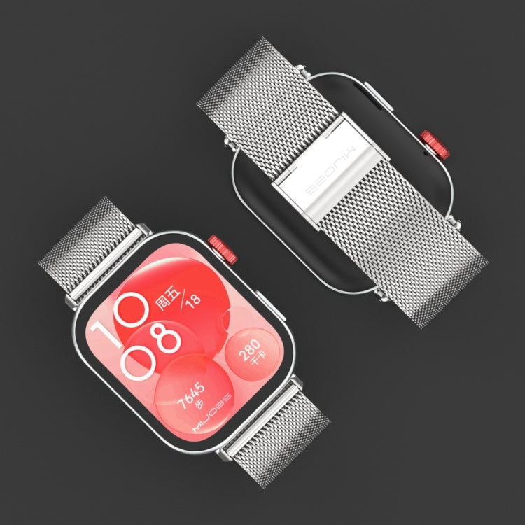 For Huawei Watch Fit3 MIJOBS Milan Buckle Stainless Steel Watch Band(Rose Gold) by MIJOBS