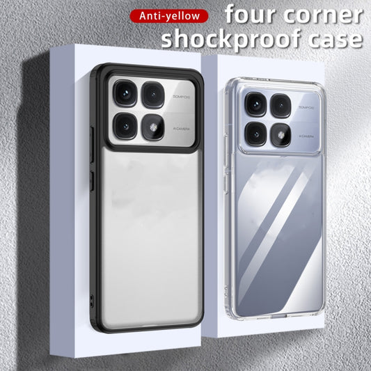 For Redmi K70 Ultra Armor Clear TPU Hard PC Phone Case(Matte Black) by buy2fix