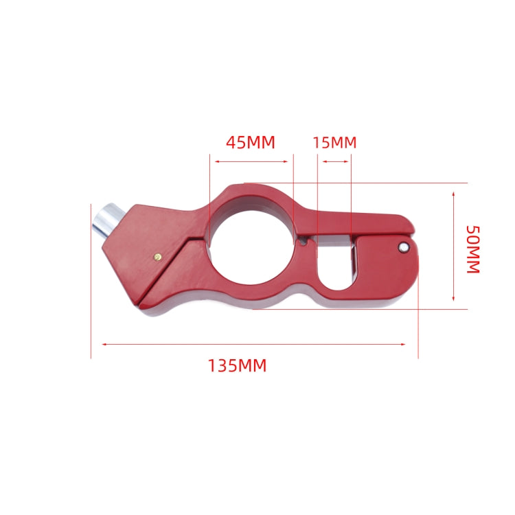 Motorcycle Anti-theft Brake Lock(Red) by buy2fix