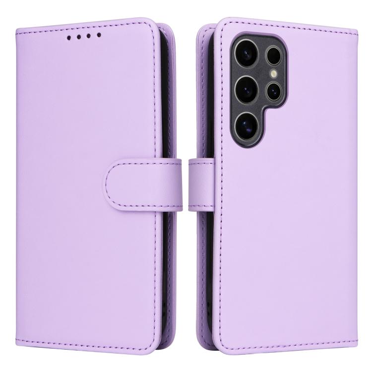 For Samsung Galaxy S25 Ultra 5G BETOPNICE BN-005 2 in 1 Detachable Imitate Genuine Leather Phone Case(Light Purple) - Galaxy S25 Ultra 5G Cases by BETOPNICE | Online Shopping UK | buy2fix