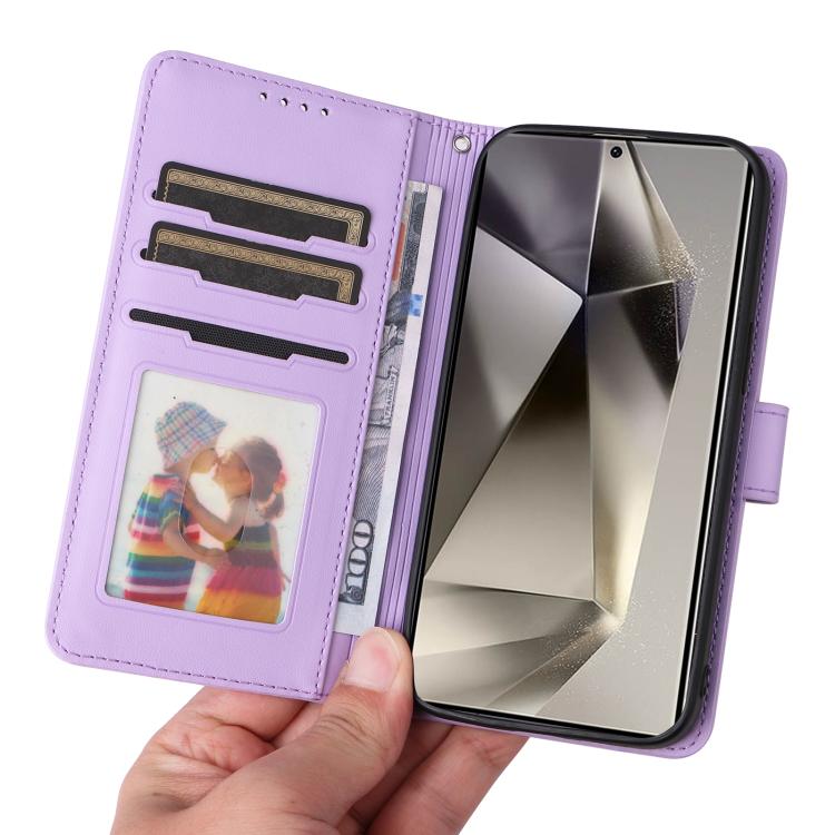 For Samsung Galaxy S25 Ultra 5G BETOPNICE BN-005 2 in 1 Detachable Imitate Genuine Leather Phone Case(Light Purple) - Galaxy S25 Ultra 5G Cases by BETOPNICE | Online Shopping UK | buy2fix