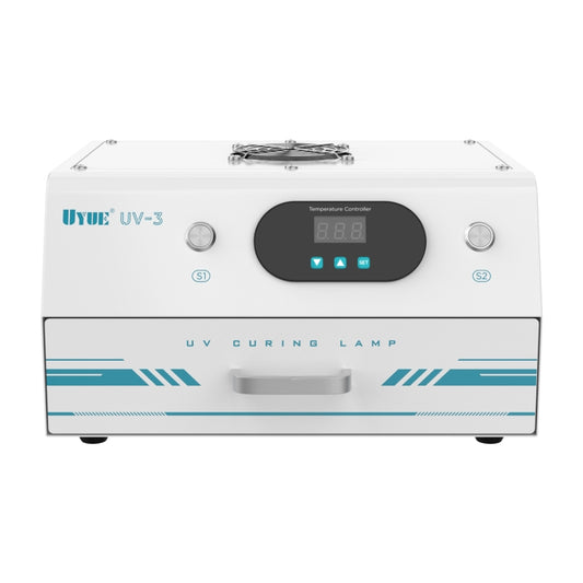 Uyue UV-3 7 inch Phone Timing Intelligent Curing Lamp Mechanic(EU Plug) by buy2fix