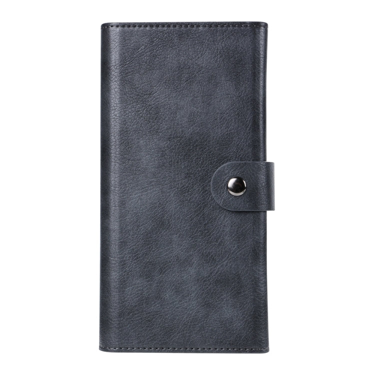 For iPhone 16 Plus ViLi GVS Series MagSafe Magnetic RFID Leather Phone Case(Black) - iPhone 16 Plus Cases by ViLi | Online Shopping UK | buy2fix