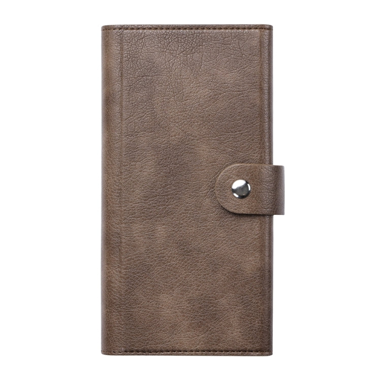 For iPhone 16 Plus ViLi GVS Series MagSafe Magnetic RFID Leather Phone Case(Coffee) - iPhone 16 Plus Cases by ViLi | Online Shopping UK | buy2fix