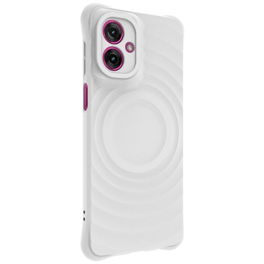 For Motorola Moto G55 5G IMAK UC-6 Series Manbo Frosting Soft Phone Case(White) - Motorola Cases by imak | Online Shopping UK | buy2fix