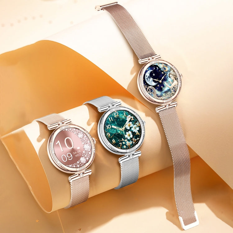 NX17 Pro 1.19 inch AMOLED Screen Silicone Strap Smart Watch, Support Health Monitoring / Bluetooth Call(Gold) by buy2fix