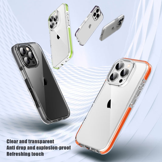 For iPhone 16 Pro Max TPE Airbag TPU+ PC Full Coverage Phone Case(Grey) by buy2fix