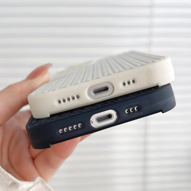 For iPhone 16 Plus Weave Texture TPU Phone Case(Black) by buy2fix