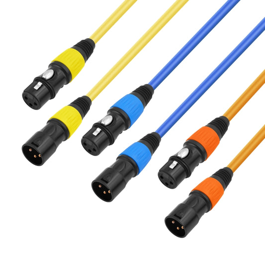 JC1015 XLR 3pin Male to Female Audio Cable, Length:1m(Orange) by buy2fix