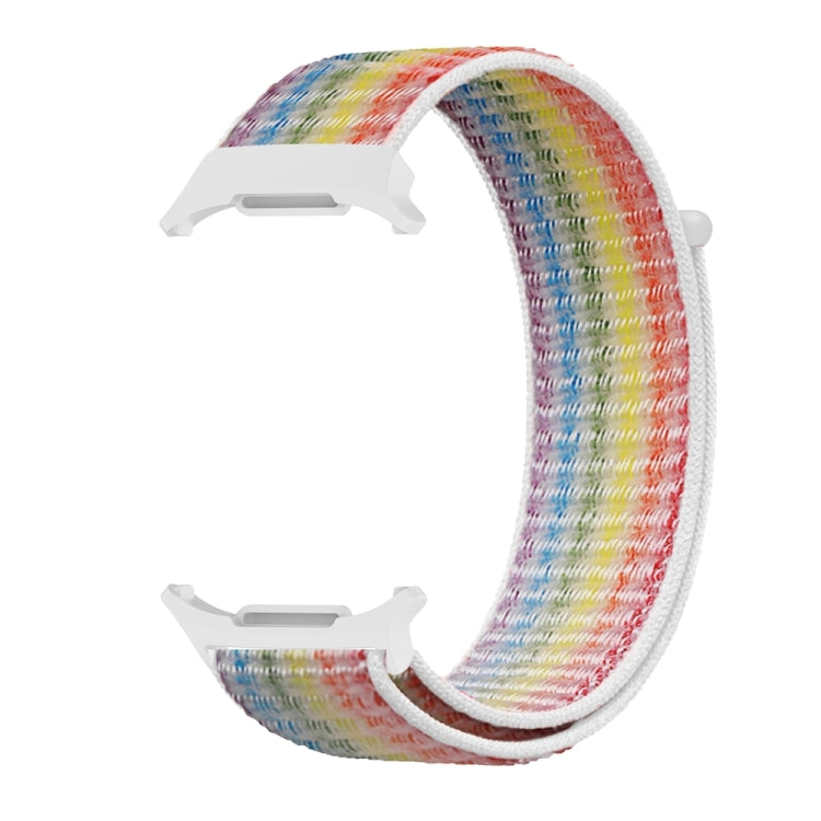 For Samsung Galaxy Watch Ultra 47mm / Ultra 2025 Plastic Connector Nylon Loop Watch Band(Colorful) - Watch Bands by buy2fix | Online Shopping UK | buy2fix