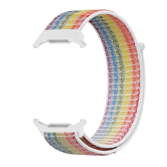 For Samsung Galaxy Watch Ultra 47mm / Ultra 2025 Plastic Connector Nylon Loop Watch Band(Colorful) by buy2fix