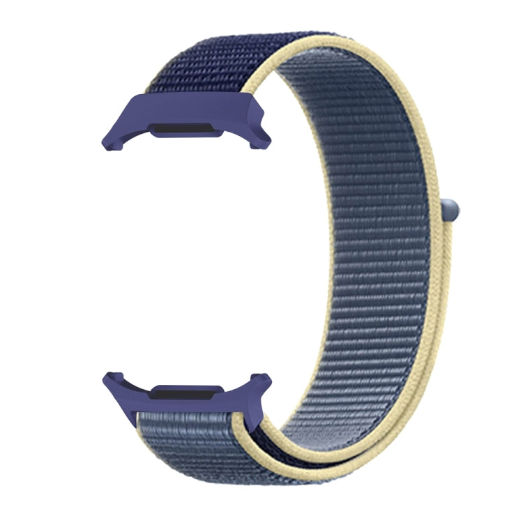 For Samsung Galaxy Watch Ultra 47mm / Ultra 2025 Plastic Connector Nylon Loop Watch Band(Ice Blue) - Watch Bands by buy2fix | Online Shopping UK | buy2fix
