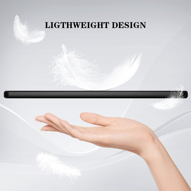 For Huawei MatePad SE 11 2024 Color Painting Pattern Smart Tablet TPU Case(Blue Butterfly) by buy2fix