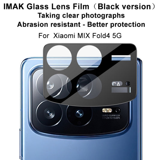 For Xiaomi Mix Fold 4 IMAK Rear Camera Lens Glass Film Black Version by imak