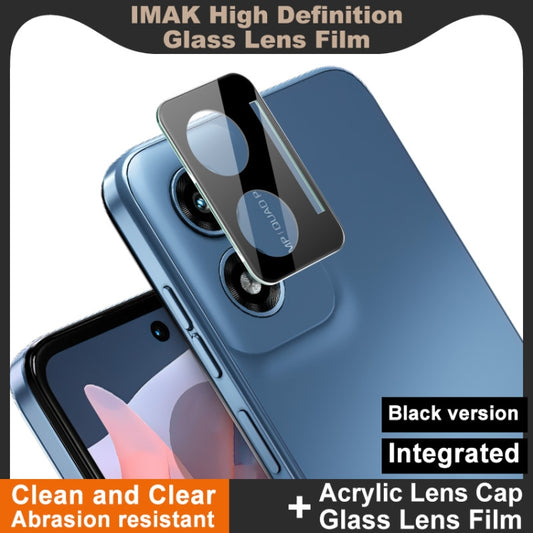 For Motorola Moto G Play 2024 imak High Definition Integrated Glass Lens Film Black Version by imak