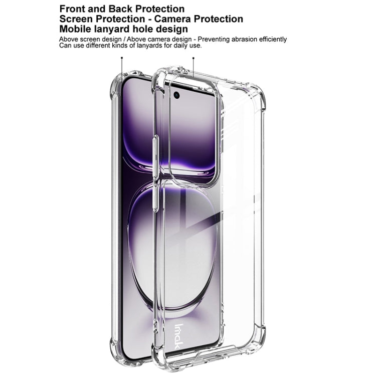 For OPPO Reno12 Global IMAK Space Shield PC + TPU Airbag Shockproof Phone Case(Transparent) - OPPO Cases by imak | Online Shopping UK | buy2fix