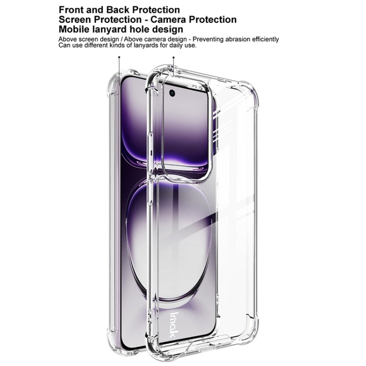 For OPPO Reno12 Pro Global IMAK Space Shield PC + TPU Airbag Shockproof Phone Case(Transparent) - OPPO Cases by imak | Online Shopping UK | buy2fix