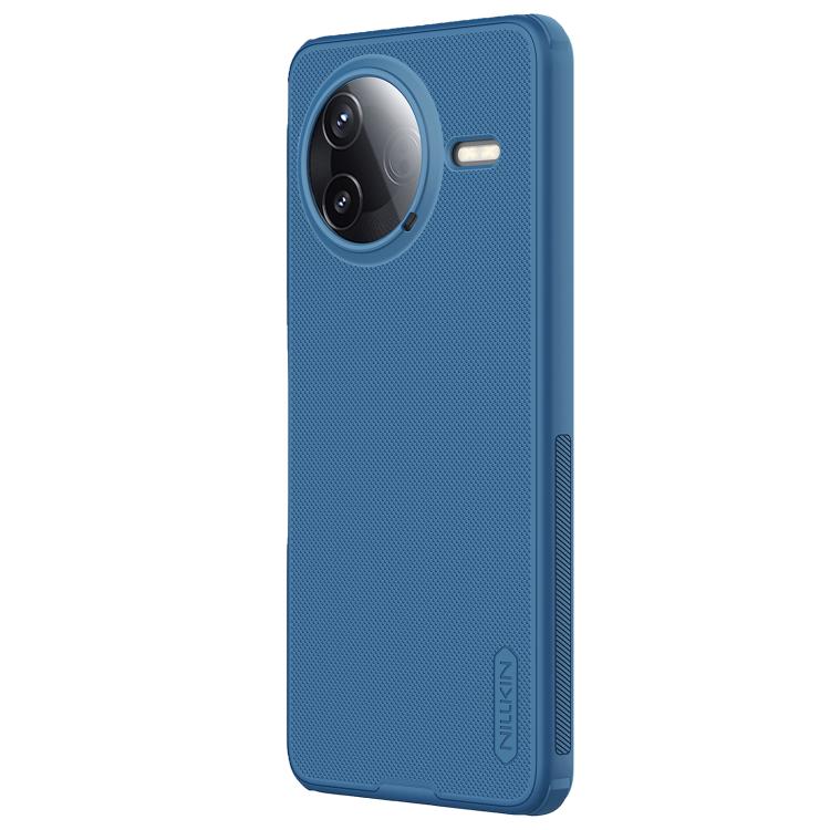 For Redmi K80 NILLKIN Frosted Shield Pro PC + TPU Phone Case(Blue) - K80 Cases by NILLKIN | Online Shopping UK | buy2fix