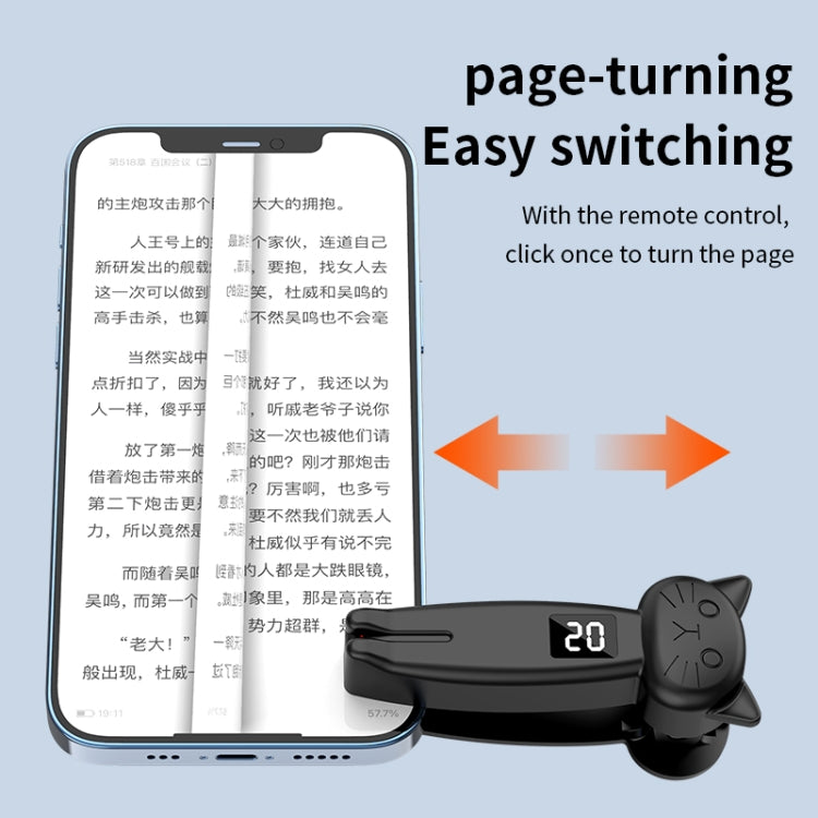 JX-05Pro Portable Smart Cell Phone Tablet Screen Clicker Page Turner with Remote Control(White) - Phone Remote Control by buy2fix | Online Shopping UK | buy2fix