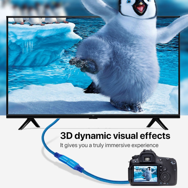 USB 3.0 A to Micro B 3.0 Male Mobile Hard Drive Data Connection Cable, Length:1m(Blue) by buy2fix