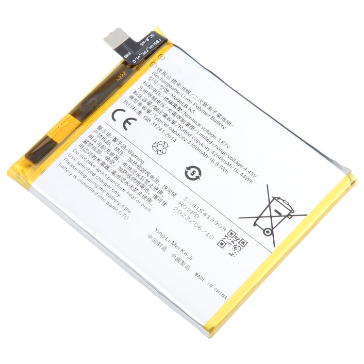For vivo X30 B-K5 4350mAh Li-Polymer Battery Replacement - For vivo by buy2fix | Online Shopping UK | buy2fix