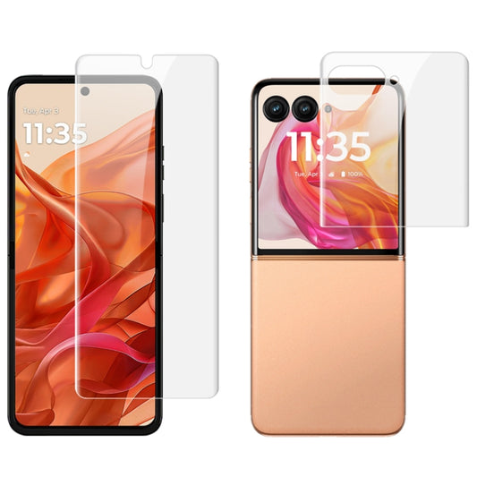 For Motorola Razr 50 Ultra / Razr+ 2024 imak 4th Generation Screen Hydrogel Film Protector, Main Screen + Second Screen 1 Set by imak