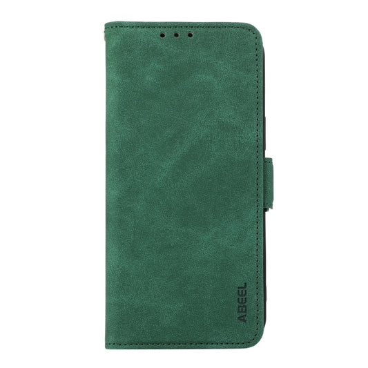 For OnePlus 13 ABEEL Frosted Magnetic RFID Leather Phone Case(Green) by buy2fix