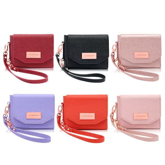 For Samsung Galaxy Z Flip5 VIETAO Portable Wallet Foldable PU Phone Case(Purple) - Galaxy Z Flip5 Cases by VIETAO | Online Shopping UK | buy2fix