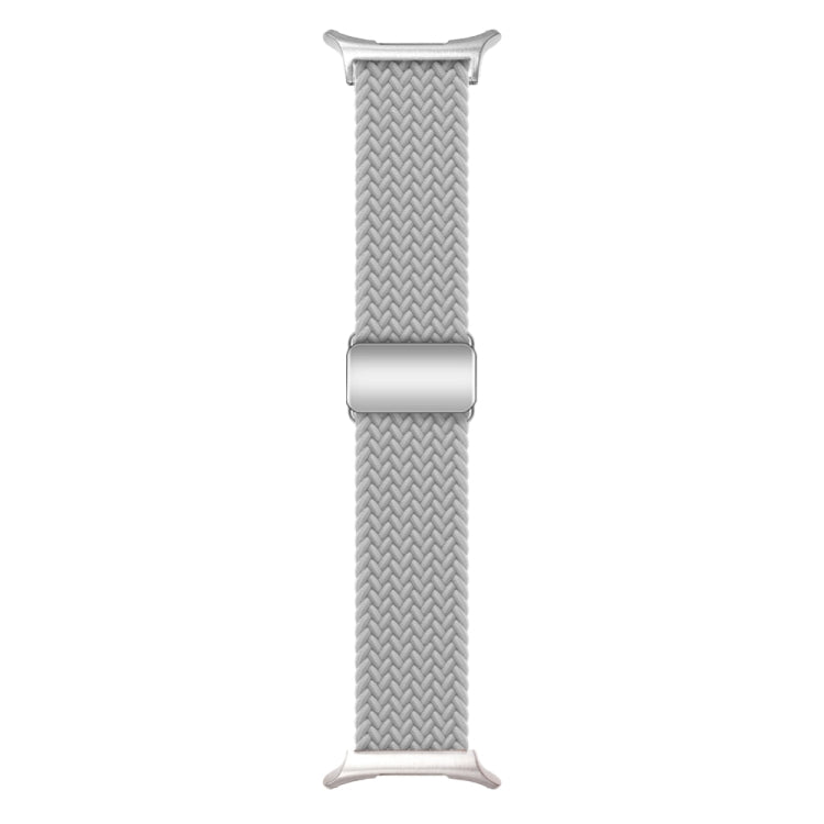 For Samsung Galaxy Watch Ultra 47mm / Ultra 2025 Nylon Loop Magnetic Buckle Watch Band(Light Grey) - Watch Bands by buy2fix | Online Shopping UK | buy2fix