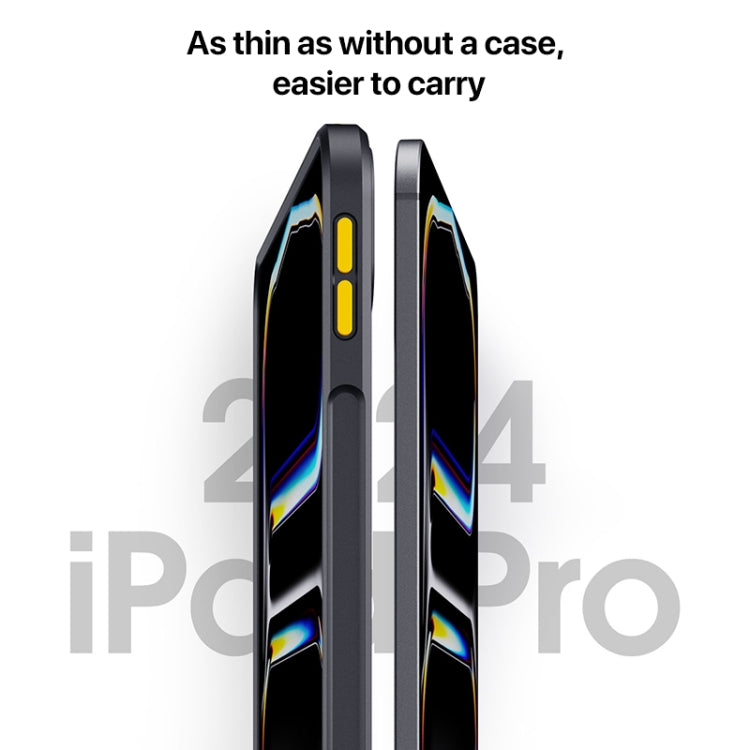 For iPad Air 13 2025 / 2024 Ming Shield Series PC Hybrid TPU Tablet Case(Blue) - iPad Air 13 2025 / 2024 Cases by buy2fix | Online Shopping UK | buy2fix