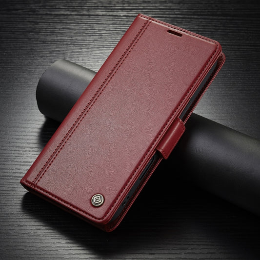 For iPhone 16 Plus LC.IMEEKE Skin-friendly Card Slots Leather Phone Case(Red) by LC.IMEEKE