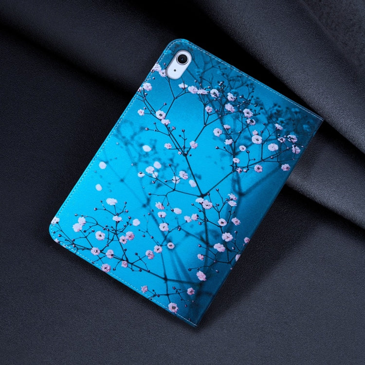 For iPad Air 13 2025 / 2024 Colored Drawing Leather Tablet Case(Plum Blossom) - iPad Air 13 2025 / 2024 Cases by buy2fix | Online Shopping UK | buy2fix
