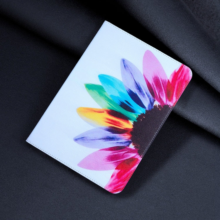 For iPad Air 13 2025 / 2024 Colored Drawing Leather Tablet Case(Sun Flower) - iPad Air 13 2025 / 2024 Cases by buy2fix | Online Shopping UK | buy2fix