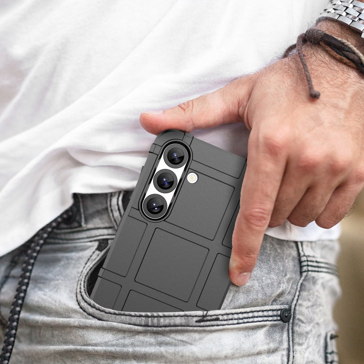 For Samsung Galaxy S25 5G Full Coverage Shockproof TPU Phone Case(Black) by buy2fix