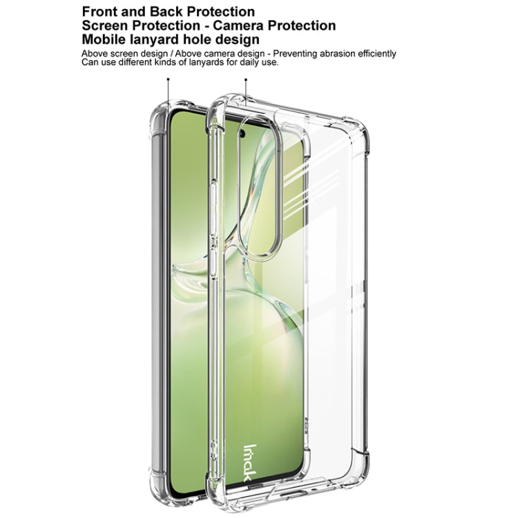 For OnePlus Nord CE4 Lite IMAK Space Shield PC + TPU Airbag Shockproof Phone Case(Transparent) - Nord CE4 Lite Cases by imak | Online Shopping UK | buy2fix
