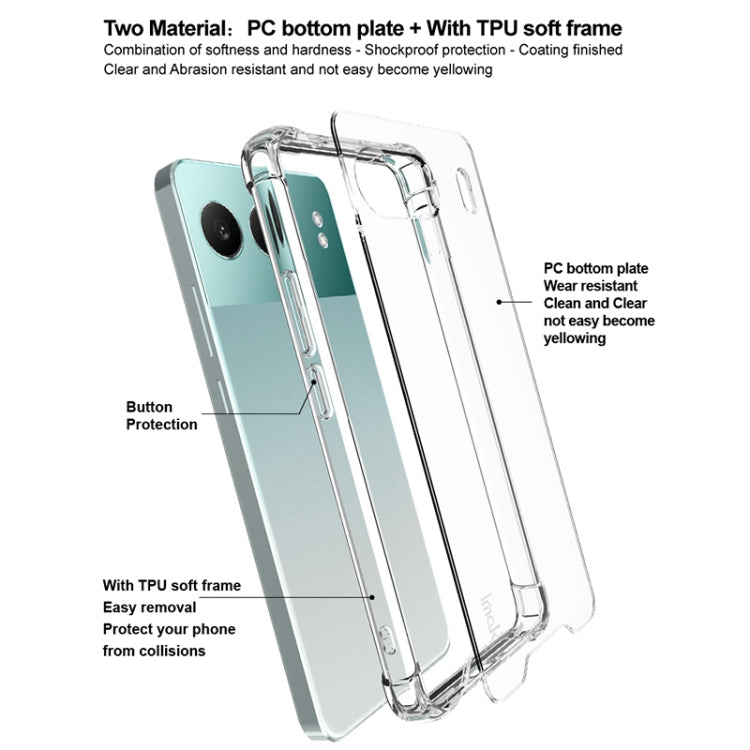 For OnePlus Nord 4 IMAK Space Shield PC + TPU Airbag Shockproof Phone Case(Transparent) - Nord 4 Cases by imak | Online Shopping UK | buy2fix