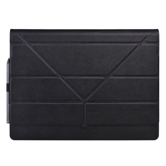 For Microsoft Surface Book 3 / 2 / 1 13.5 inch Deformation Single Screen Leather Laptop Case(Black) by buy2fix
