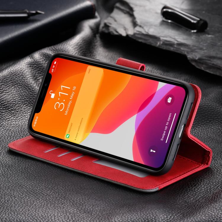 For Google Pixel 10 Pro XL Nail Skin Feel Stitching Calf Texture Leather Phone Case(Red) - Google Cases by buy2fix | Online Shopping UK | buy2fix