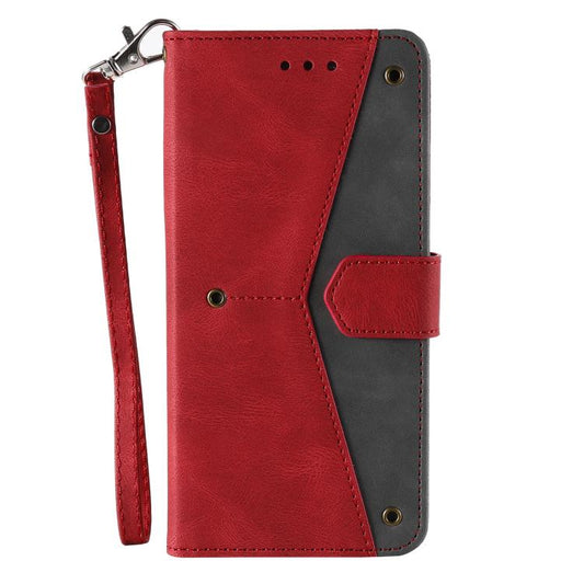 For Google Pixel 10 / 10 Pro Nail Skin Feel Stitching Calf Texture Leather Phone Case(Red) - Google Cases by buy2fix | Online Shopping UK | buy2fix